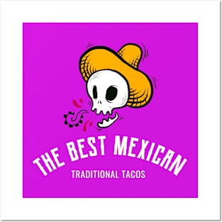 The Best Mexican Traditional Tacos Posters and Art